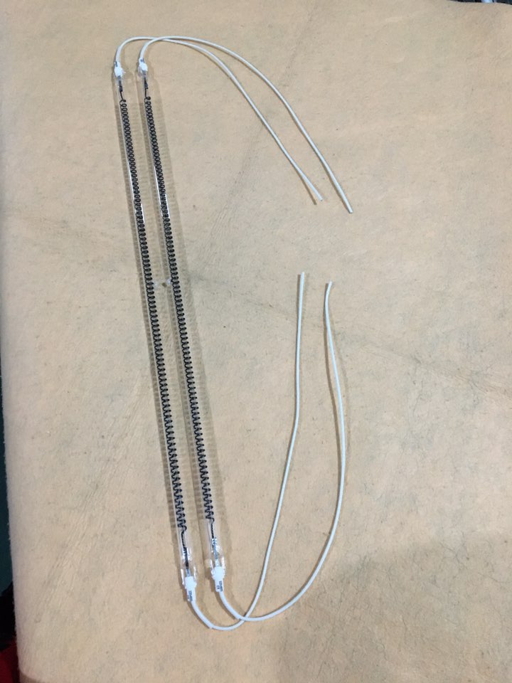 OEM 800mm 2000w carbon heating element SK15 carbon fiber heating lamps