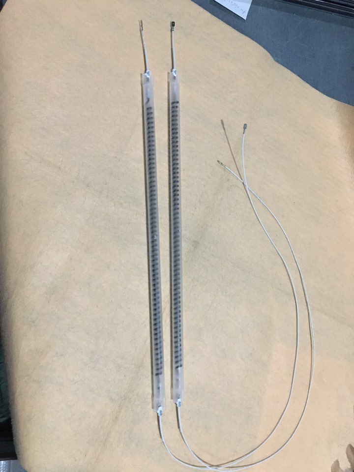1000mm 900w Long lifespan carbon fiber quartz lamp carbon fiber heat lamp