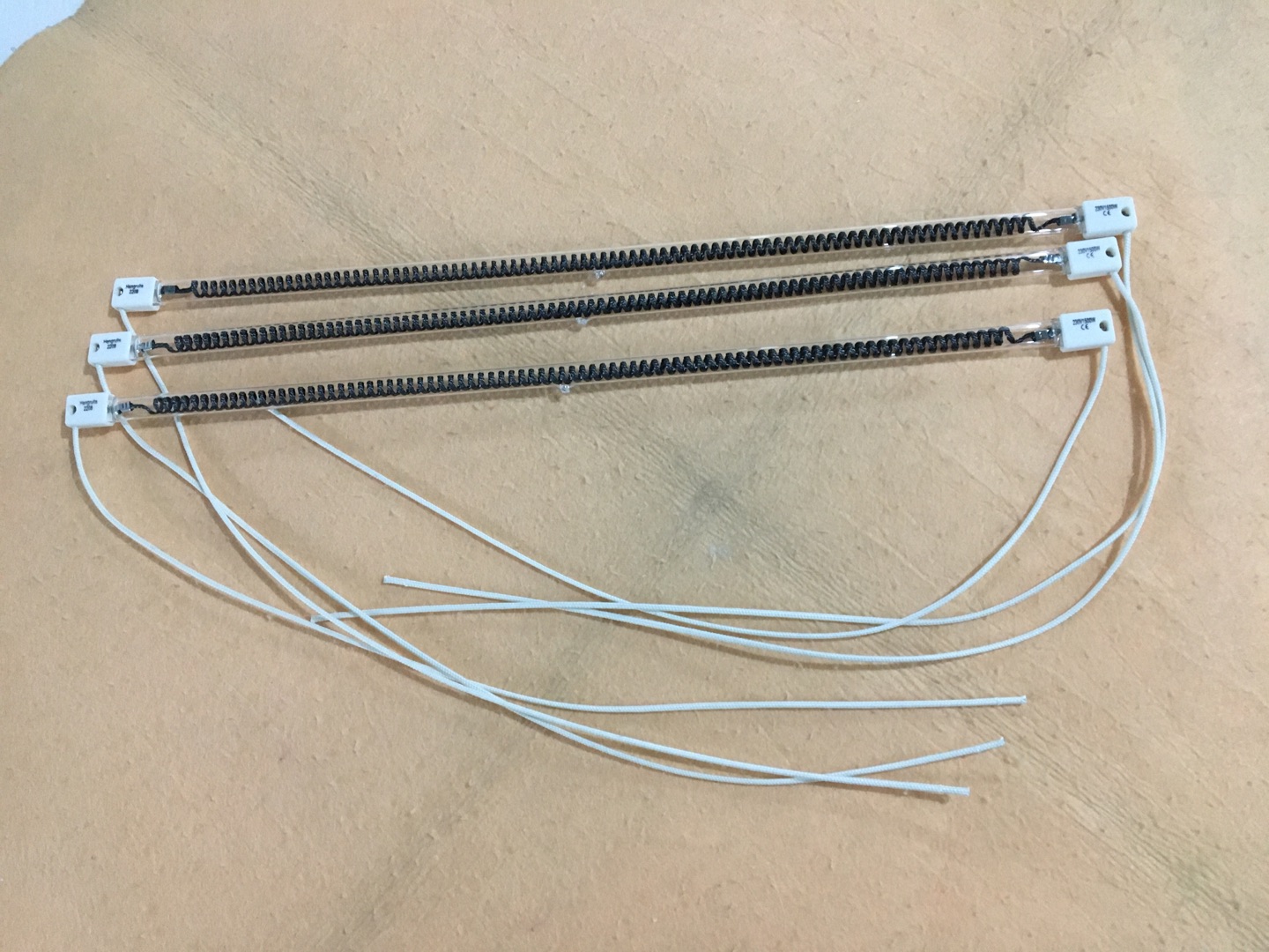 black carbon fiber heat lamp for barbecue