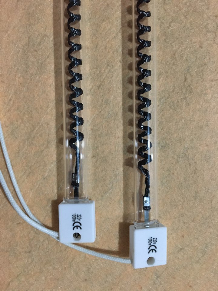 14mm 690mm 1000w carbon fiber heat lamp