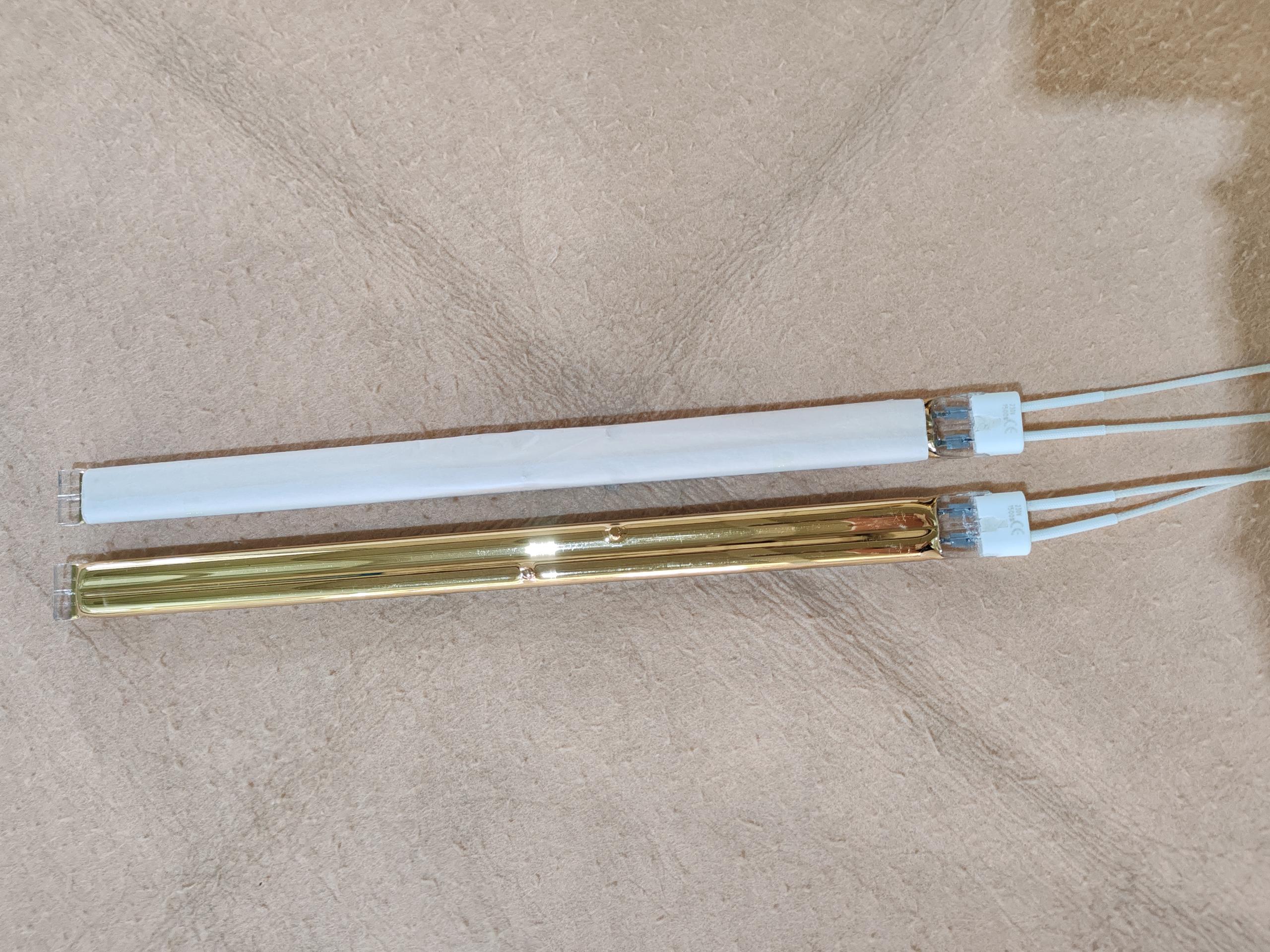 heat lamp infrared carbon fiber lamp for sauna warming printer